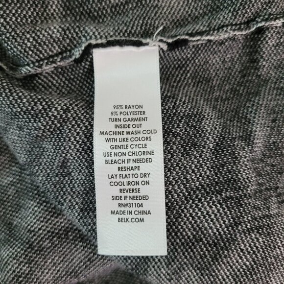 Kim rogers Womens Black gray leopard print Turtleneck Sweater curvy size 2X - Picture 5 of 9